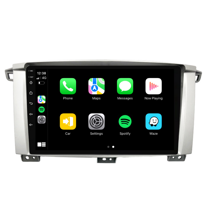 Load image into Gallery viewer, Toyota Landcruiser 100 Series 9" (2002-2007) Plug & Play Head Unit Upgrade Kit: Car Radio with Wireless & Wired Apple CarPlay & Android Auto