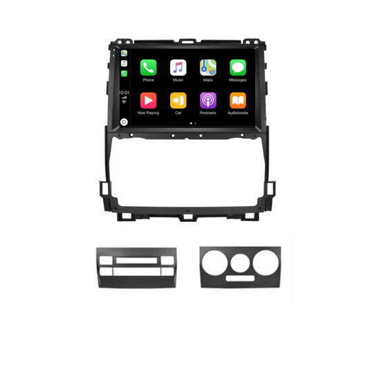 Toyota Prado 120 Series Plug & Play Head Unit Kit with Wireless CarPlay