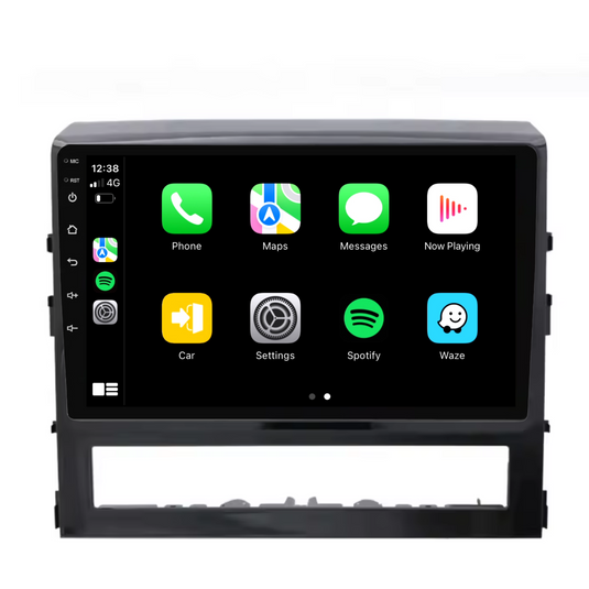 Toyota Landcruiser 200 Series (2016-2020) Plug & Play Head Unit Upgrade Kit: Car Radio with Wireless & Wired Apple CarPlay & Android Auto