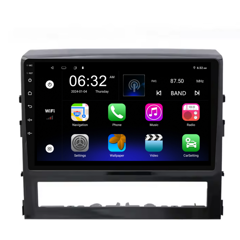 Load image into Gallery viewer, Toyota Landcruiser 200 Series (2016-2020) Plug & Play Head Unit Upgrade Kit: Car Radio with Wireless & Wired Apple CarPlay & Android Auto