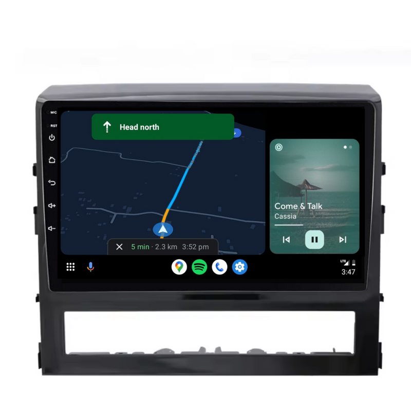 Load image into Gallery viewer, Toyota Landcruiser 200 Series (2016-2020) Plug & Play Head Unit Upgrade Kit: Car Radio with Wireless & Wired Apple CarPlay & Android Auto