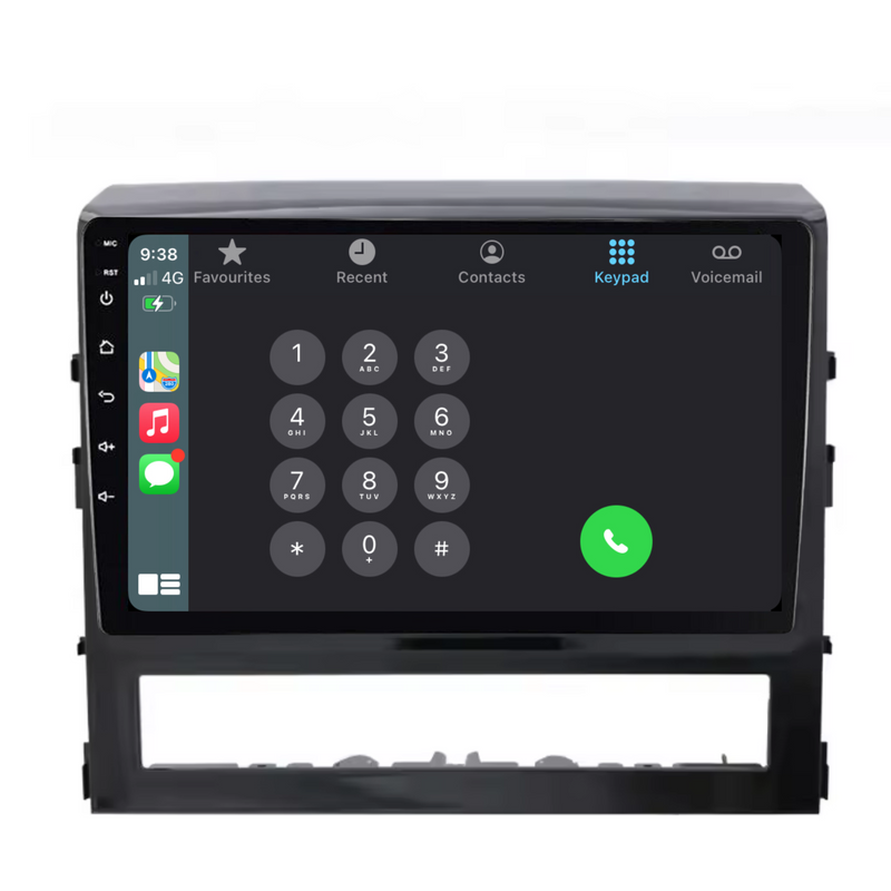 Load image into Gallery viewer, Toyota Landcruiser 200 Series (2016-2020) Plug & Play Head Unit Upgrade Kit: Car Radio with Wireless & Wired Apple CarPlay & Android Auto