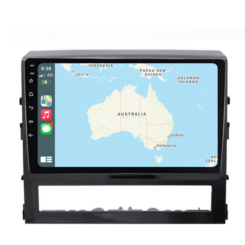 Load image into Gallery viewer, Toyota Landcruiser 200 Series (2016-2020) Plug & Play Head Unit Upgrade Kit: Car Radio with Wireless & Wired Apple CarPlay & Android Auto