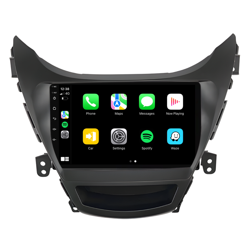 Load image into Gallery viewer, Hyundai Elantra (2011-2014) Plug & Play Head Unit Upgrade Kit: Car Radio with Wireless & Wired Apple CarPlay & Android Auto