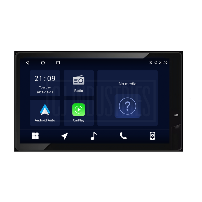 Load image into Gallery viewer, CJ INDUSTRIES Toyota Universal (Facelift) Plug & Play Touchscreen Head Unit Radio Kit with Wireless CarPlay and Android Auto