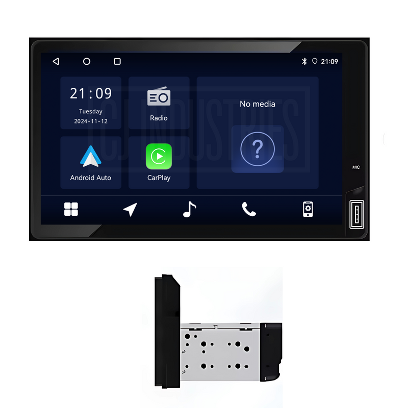 Load image into Gallery viewer, CJ INDUSTRIES Toyota Universal (Facelift) Plug & Play Touchscreen Head Unit Radio Kit with Wireless CarPlay and Android Auto
