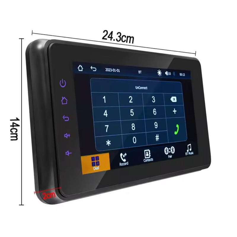 Load image into Gallery viewer, CJ INDUSTRIES 8” Waterproof Marine CarPlay & Android Auto Touchscreen Radio | Bluetooth Boat / Caravan Stereo | AM/FM | RCA Outputs