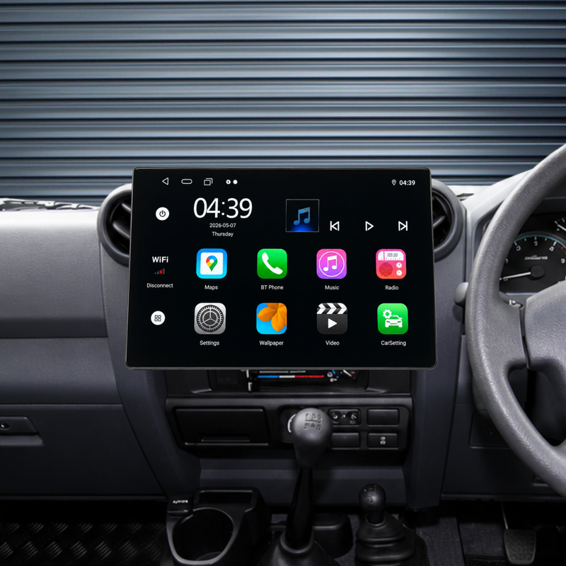 Load image into Gallery viewer, Toyota Landcruiser 79/78/76/70 13.1" HD ULTRA-LARGE (2009-2026) Plug & Play Head Unit Upgrade Kit: Car Radio with Wireless & Wired Apple CarPlay & Android Auto