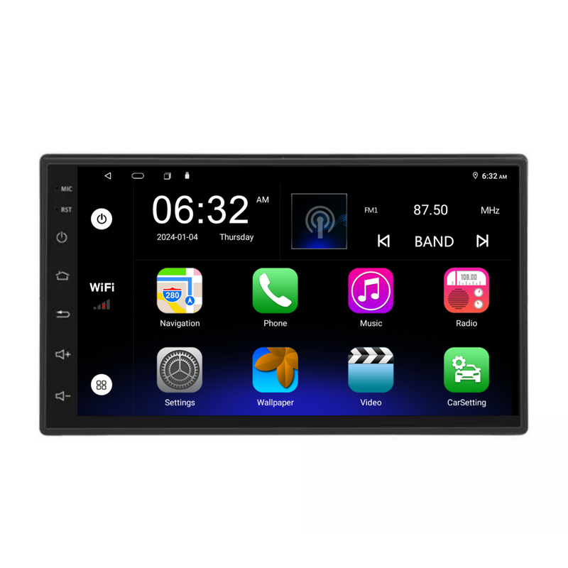 Load image into Gallery viewer, CJ INDUSTRIES 7 Inch Universal Head Unit (Wireless CarPlay & Android Auto)
