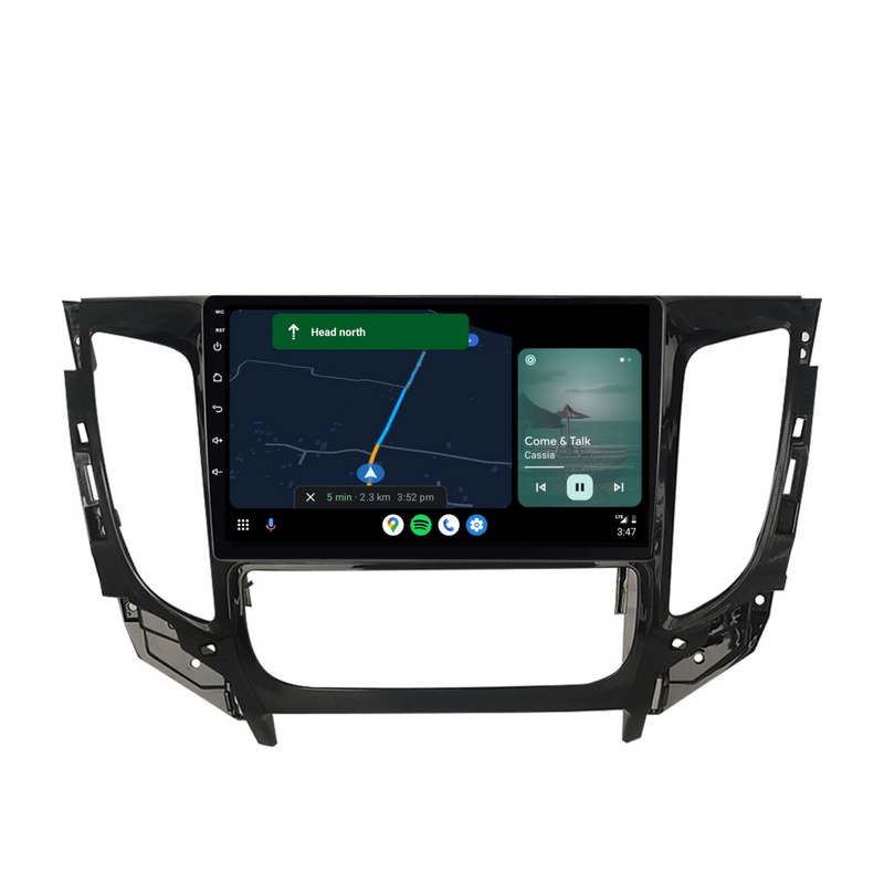 Load image into Gallery viewer, Mitsubishi Triton AUTO AC (2015-2019) Plug & Play Head Unit Upgrade Kit: Car Radio with Wireless & Wired Apple CarPlay & Android Auto