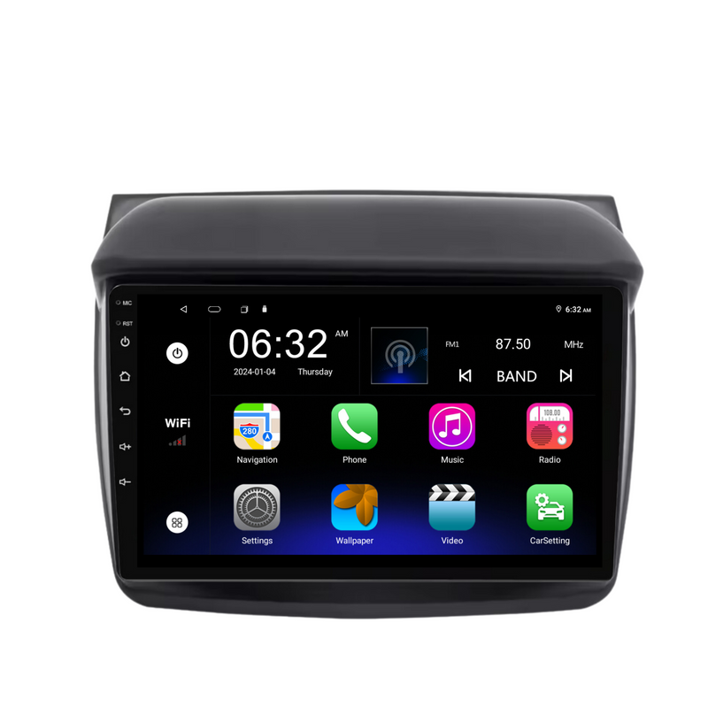 Load image into Gallery viewer, Mitsubishi MN ML Triton / L200 (2006-2015) Plug & Play Head Unit Upgrade Kit: Car Radio with Wireless & Wired Apple CarPlay & Android Auto