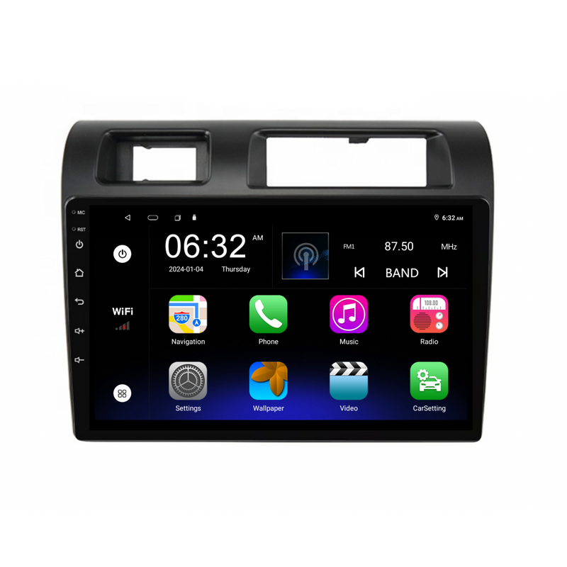 Load image into Gallery viewer, Toyota Landcruiser 79/78/76/70 (2009-2023) Plug & Play Head Unit Upgrade Kit: Car Radio with Wireless & Wired Apple CarPlay & Android Auto