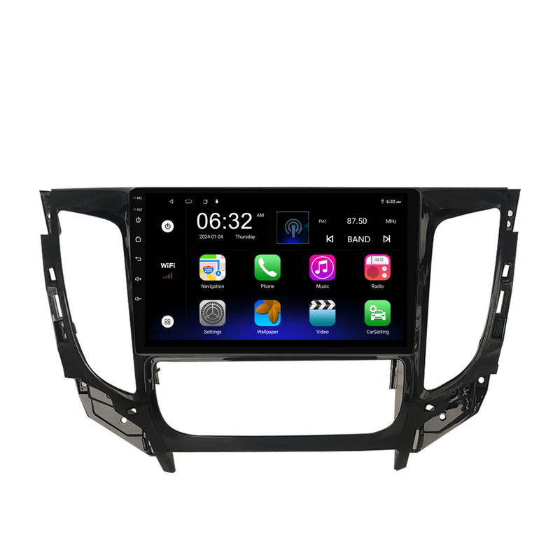 Load image into Gallery viewer, Mitsubishi Triton AUTO AC (2015-2019) Plug & Play Head Unit Upgrade Kit: Car Radio with Wireless & Wired Apple CarPlay & Android Auto