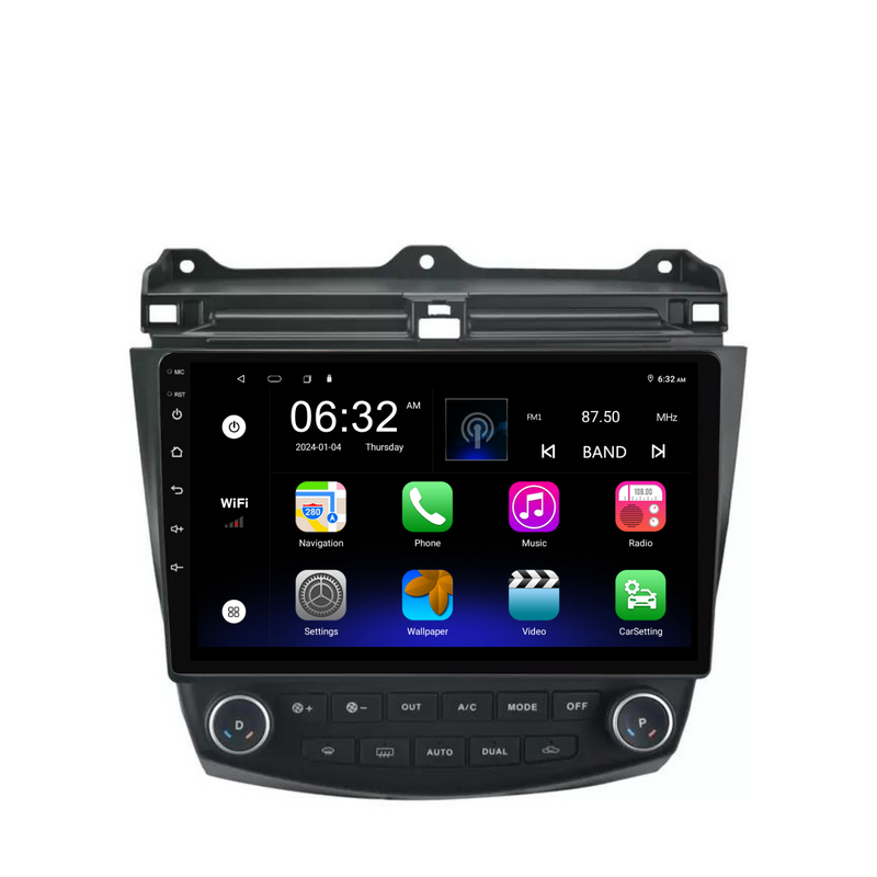 Load image into Gallery viewer, Honda Accord Euro (2003-2007) Plug & Play Head Unit Upgrade Kit: Car Radio with Wireless & Wired Apple CarPlay & Android Auto