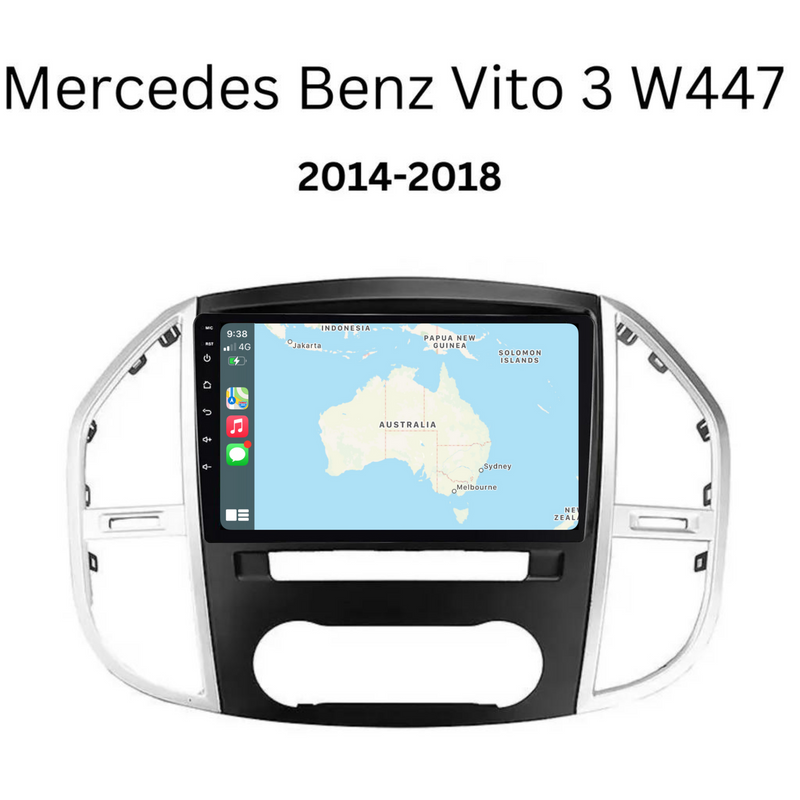 Load image into Gallery viewer, Mercedes Benz Vito W447 (2014-2020) Plug & Play Head Unit Upgrade Kit: Car Radio with Wireless & Wired Apple CarPlay & Android Auto