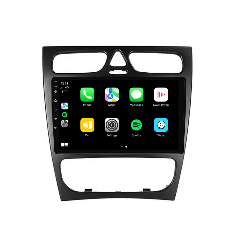 Load image into Gallery viewer, Benz C-Class / W203 / CLK / CL209 (2000-2004) Plug & Play Head Unit Upgrade Kit: Car Radio with Wireless & Wired Apple CarPlay & Android Auto