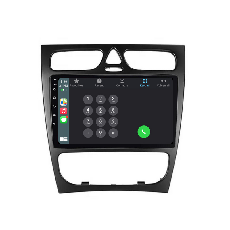 Load image into Gallery viewer, Benz C-Class / W203 / CLK / CL209 (2000-2004) Plug & Play Head Unit Upgrade Kit: Car Radio with Wireless & Wired Apple CarPlay & Android Auto