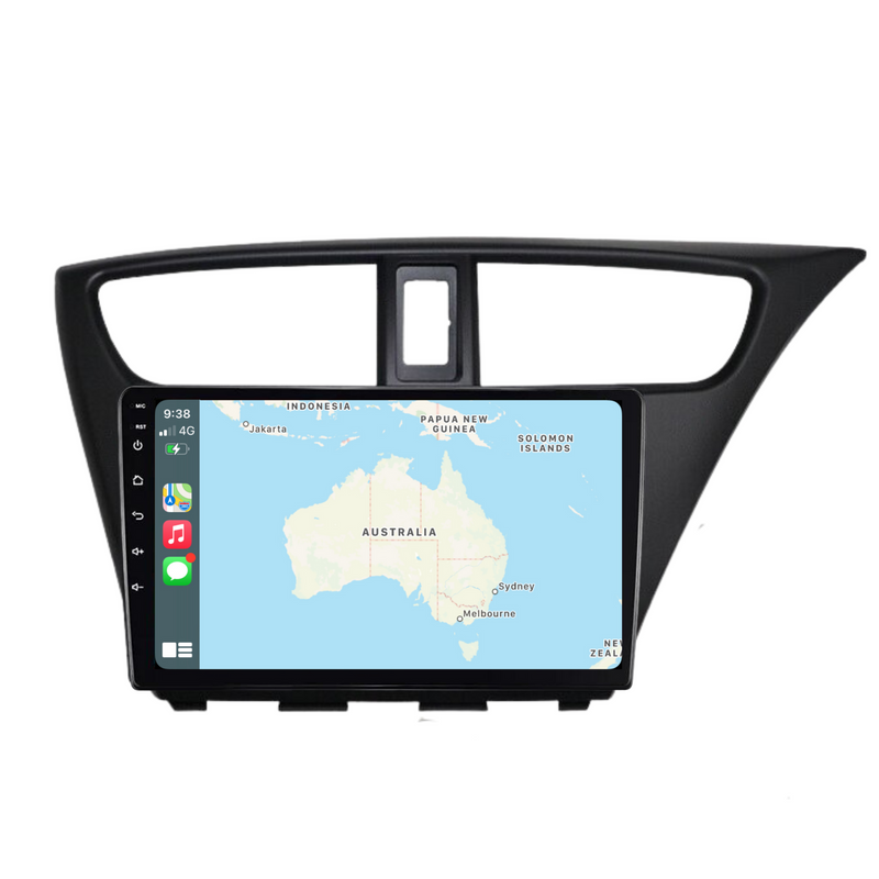 Load image into Gallery viewer, Honda Civic Hatch (2012-2016) Plug & Play Head Unit Upgrade Kit: Car Radio with Wireless & Wired Apple CarPlay & Android Auto