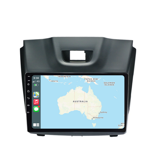 Isuzu DMAX/MUX (2012-2019) Plug & Play Head Unit Upgrade Kit: Car Radio with Wireless & Wired Apple CarPlay & Android Auto
