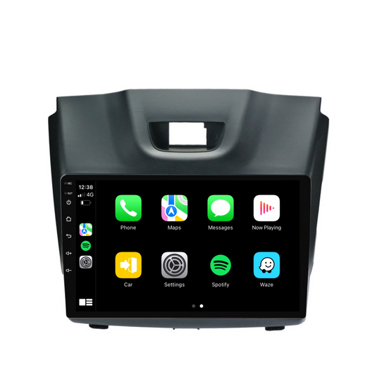 Isuzu DMAX/MUX (2012-2019) Plug & Play Head Unit Upgrade Kit: Car Radio with Wireless & Wired Apple CarPlay & Android Auto