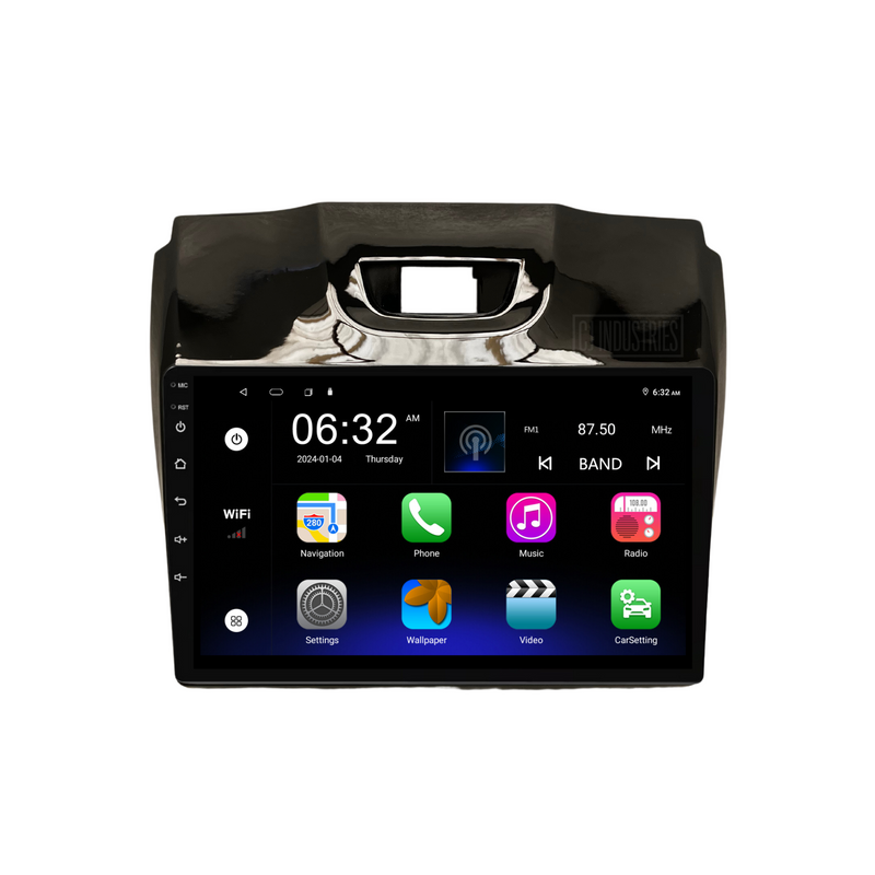 Load image into Gallery viewer, Holden Colorado GLOSS BLACK (2012-2016) Plug & Play Head Unit Upgrade Kit: Car Radio with Wireless & Wired Apple CarPlay & Android Auto (MyLink Compatible)