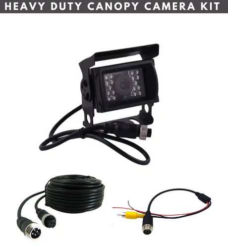 Heavy Duty Canopy Camera Kit (Head Unit Compatible) - Night Vision