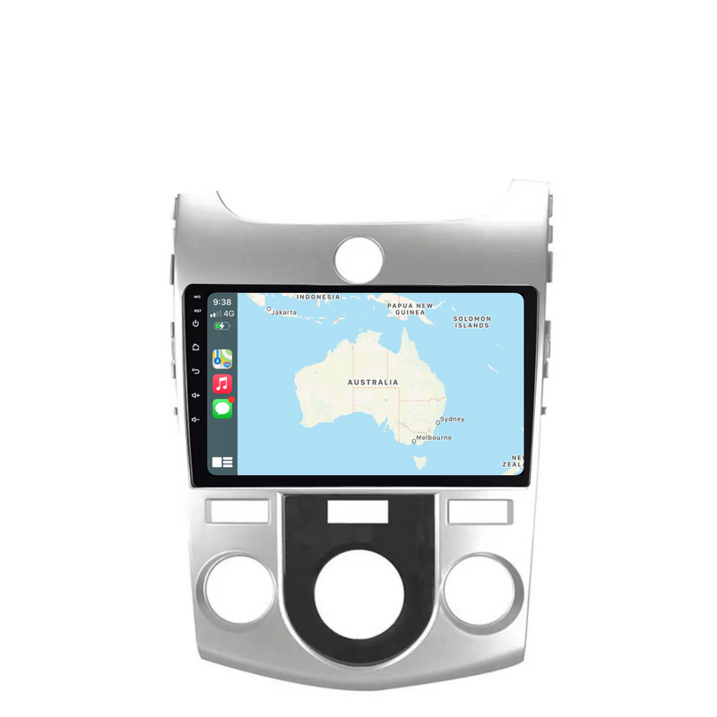 Load image into Gallery viewer, Kia Cerato MANUAL AC (2008-2017) Plug & Play Head Unit Upgrade Kit: Car Radio with Wireless & Wired Apple CarPlay & Android Auto