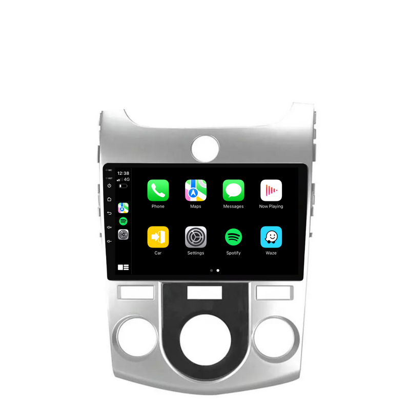 Load image into Gallery viewer, Kia Cerato MANUAL AC (2008-2017) Plug & Play Head Unit Upgrade Kit: Car Radio with Wireless & Wired Apple CarPlay & Android Auto