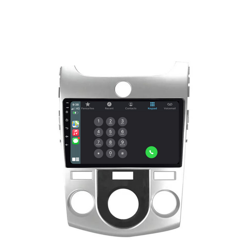 Load image into Gallery viewer, Kia Cerato MANUAL AC (2008-2017) Plug & Play Head Unit Upgrade Kit: Car Radio with Wireless & Wired Apple CarPlay & Android Auto