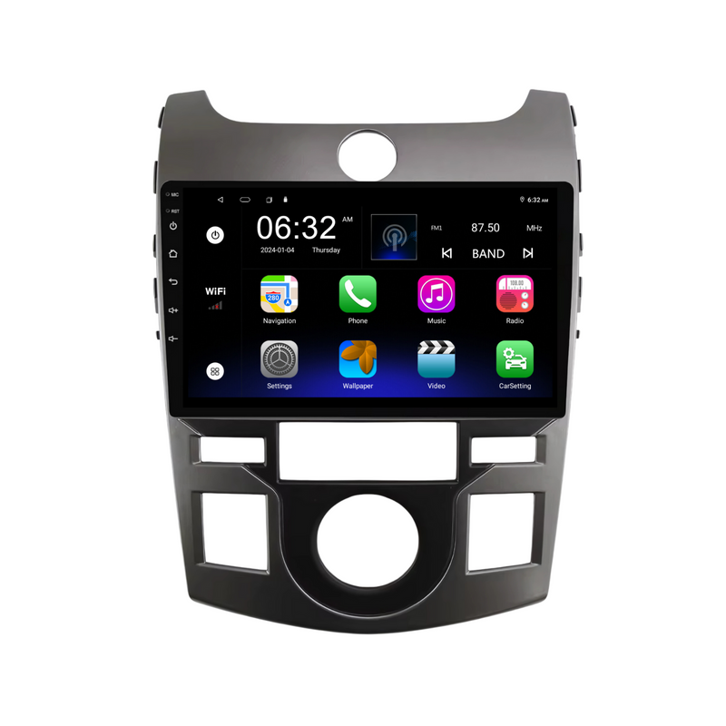 Load image into Gallery viewer, Kia Cerato TD Koup (2008-2013) Plug & Play Head Unit Upgrade Kit: Car Radio with Wireless & Wired Apple CarPlay & Android Auto