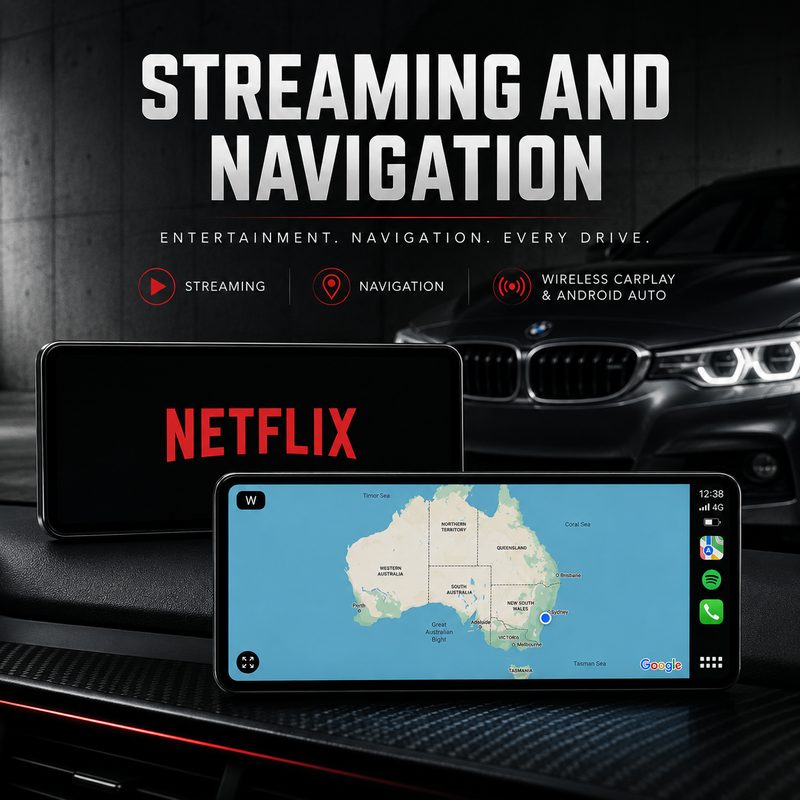 Load image into Gallery viewer, BMW 5 Series F10 F11 (2011-2017) 12.3" HD Plug & Play Apple CarPlay & Android Auto Head Unit Upgrade Kit – Wireless Touchscreen GPS Stereo Replacement