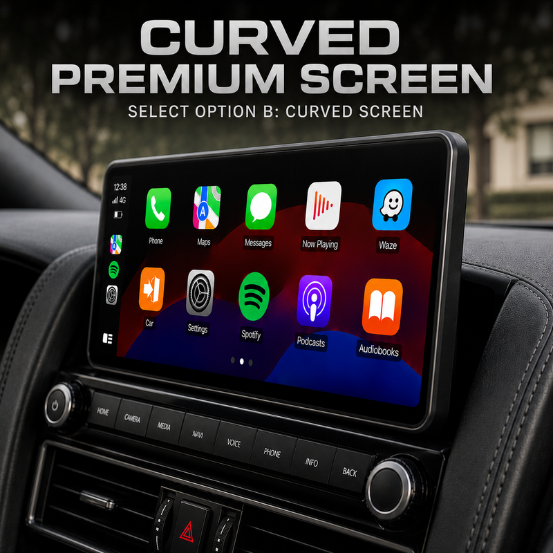 Load image into Gallery viewer, Nissan Patrol Y62 Ti / Ti-L / Warrior (2010 - 2024) 12.3" HD Plug & Play Head Unit Upgrade Kit: Car Radio with Wireless & Wired Apple CarPlay & Android Auto