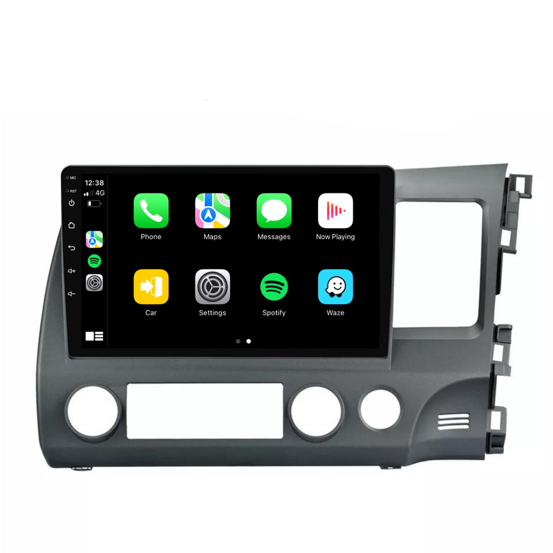 Load image into Gallery viewer, Honda Civic (2007-2011) Plug & Play Head Unit Upgrade Kit: Car Radio with Wireless & Wired Apple CarPlay & Android Auto