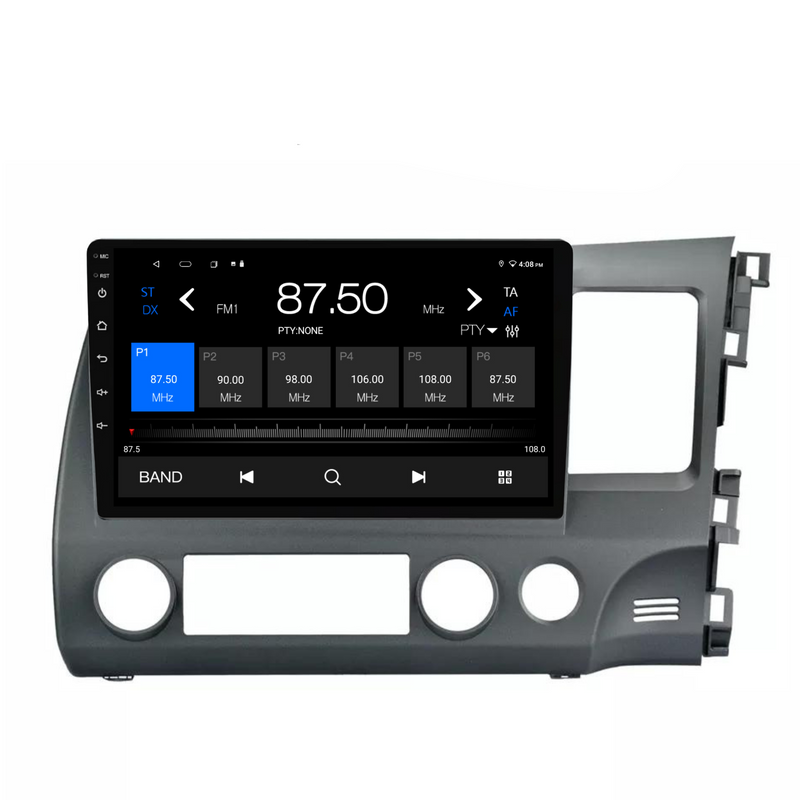 Load image into Gallery viewer, Honda Civic (2007-2011) Plug & Play Head Unit Upgrade Kit: Car Radio with Wireless & Wired Apple CarPlay & Android Auto