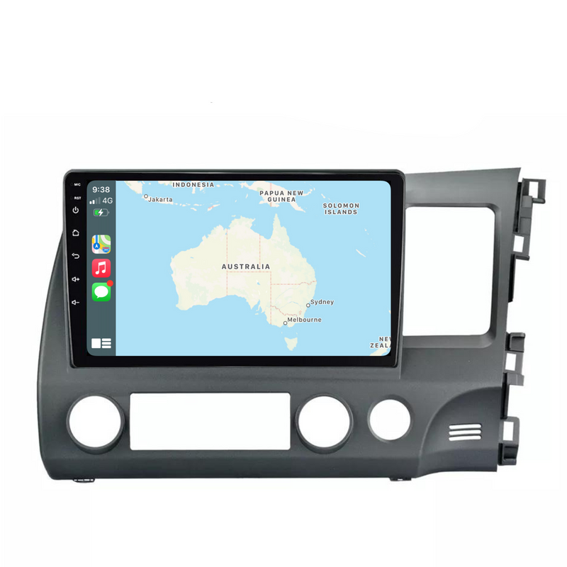 Load image into Gallery viewer, Honda Civic (2007-2011) Plug & Play Head Unit Upgrade Kit: Car Radio with Wireless & Wired Apple CarPlay & Android Auto