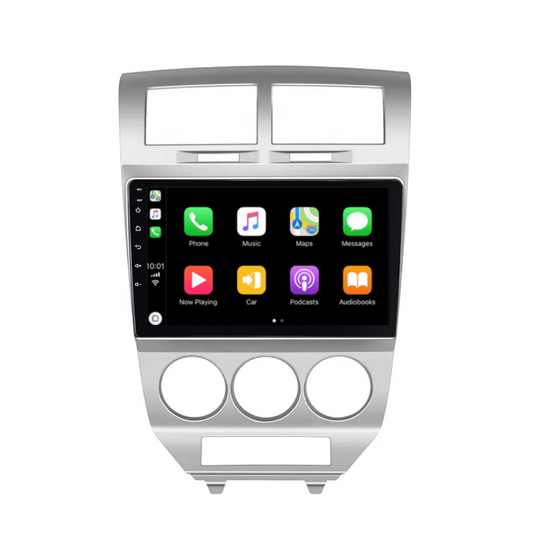 Dodge Caliber (2009-2012) Plug & Play Head Unit Upgrade Kit: Car Radio with Wireless & Wired Apple CarPlay & Android Auto