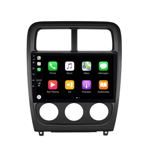 Dodge Caliber (2010-2012) Plug & Play Head Unit Upgrade Kit: Car Radio with Wireless & Wired Apple CarPlay & Android Auto