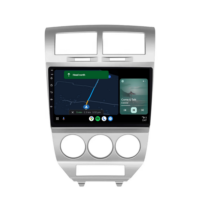 Load image into Gallery viewer, Dodge Caliber (2009-2012) Plug & Play Head Unit Upgrade Kit: Car Radio with Wireless & Wired Apple CarPlay & Android Auto