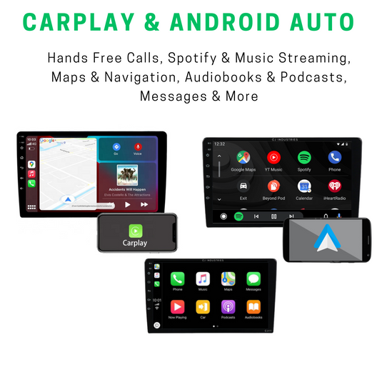 Jeep Grand Cherokee (2014-2022) Plug & Play Head Unit Upgrade Kit: Car Radio with Wireless & Wired Apple CarPlay & Android Auto