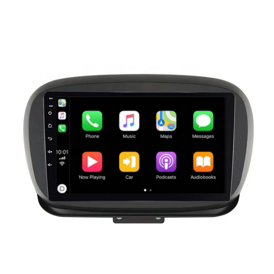 Fiat 500X (2014-2019) Plug & Play Head Unit Upgrade Kit: Car Radio with Wireless & Wired Apple CarPlay & Android Auto
