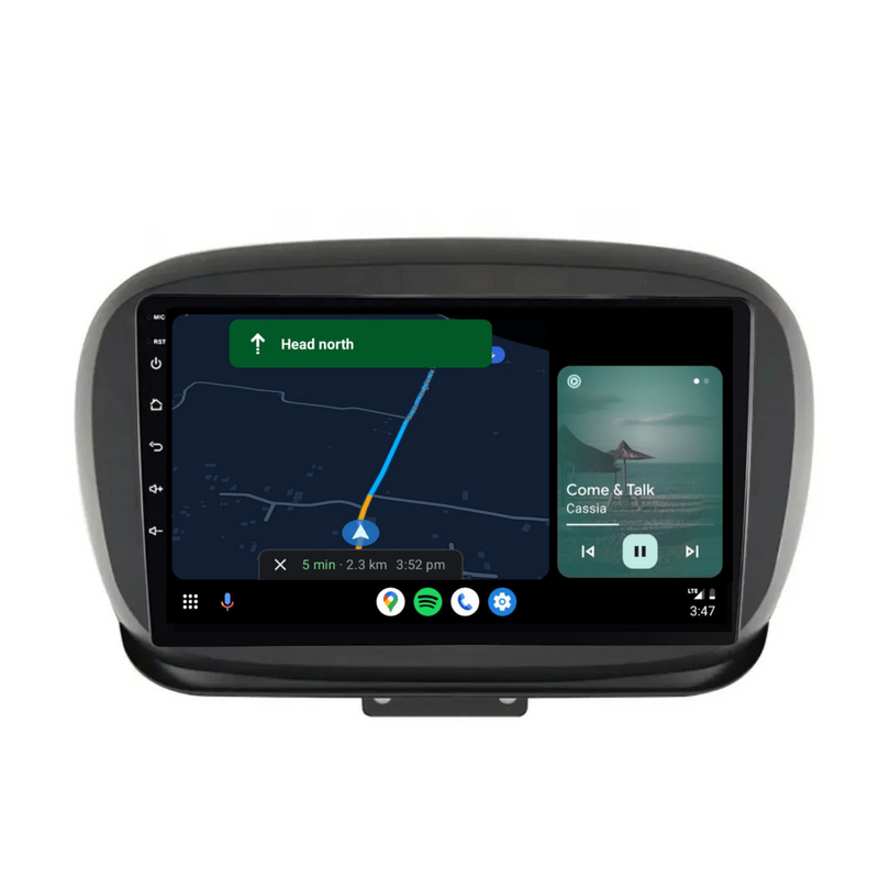 Load image into Gallery viewer, Fiat 500X (2014-2019) Plug & Play Head Unit Upgrade Kit: Car Radio with Wireless & Wired Apple CarPlay & Android Auto