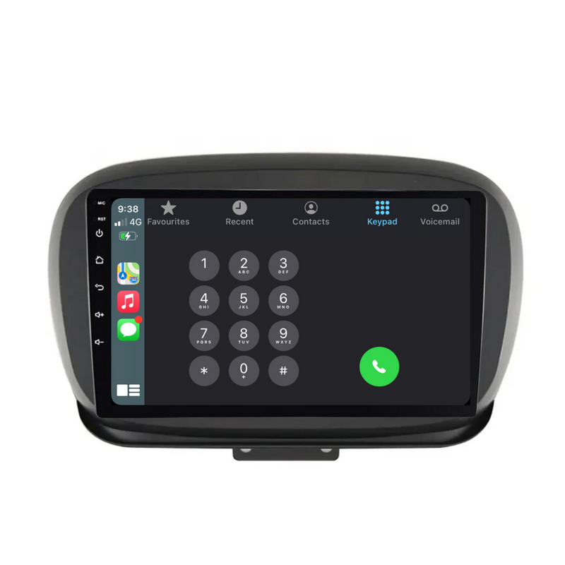 Load image into Gallery viewer, Fiat 500X (2014-2019) Plug & Play Head Unit Upgrade Kit: Car Radio with Wireless & Wired Apple CarPlay & Android Auto