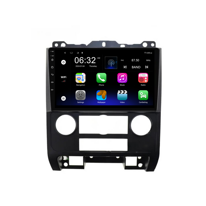 Load image into Gallery viewer, Ford Escape / Kuga / Explorer (2007-2012) Plug & Play Head Unit Upgrade Kit: Car Radio with Wireless & Wired Apple CarPlay & Android Auto