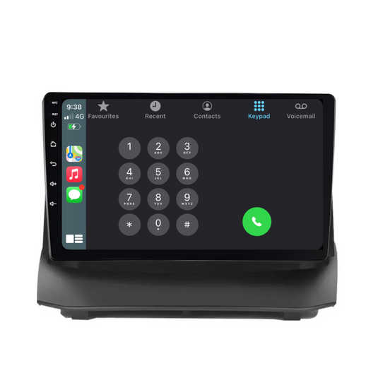 Ford Fiesta (2009-2014) Plug & Play Head Unit Upgrade Kit: Car Radio with Wireless & Wired Apple CarPlay & Android Auto