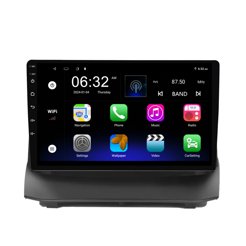Load image into Gallery viewer, Ford Fiesta (2009-2014) Plug & Play Head Unit Upgrade Kit: Car Radio with Wireless & Wired Apple CarPlay & Android Auto