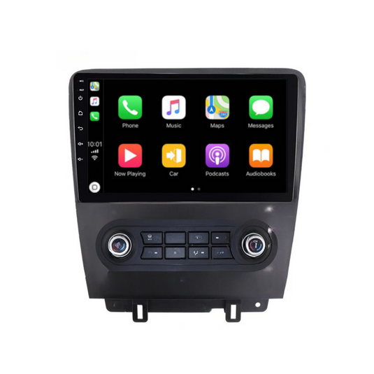 Ford Mustang (2009-2014) Plug & Play Head Unit Upgrade Kit: Car Radio with Wireless & Wired Apple CarPlay & Android Auto