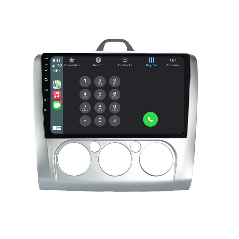 Load image into Gallery viewer, Ford Focus Manual AC (2005-2012) Plug & Play Head Unit Upgrade Kit: Car Radio with Wireless & Wired Apple CarPlay & Android Auto