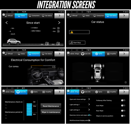 Volkswagen Golf 7 (2013-2020) Plug & Play Head Unit Upgrade Kit: Car Radio with Wireless & Wired Apple CarPlay & Android Auto