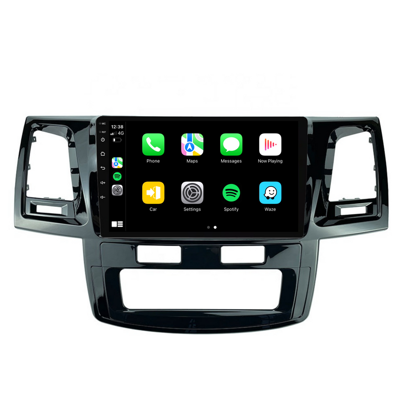 Load image into Gallery viewer, Toyota Hilux / N70 Auto AC (2008-2014) Plug & Play Head Unit Upgrade Kit: Car Radio with Wireless & Wired Apple CarPlay & Android Auto
