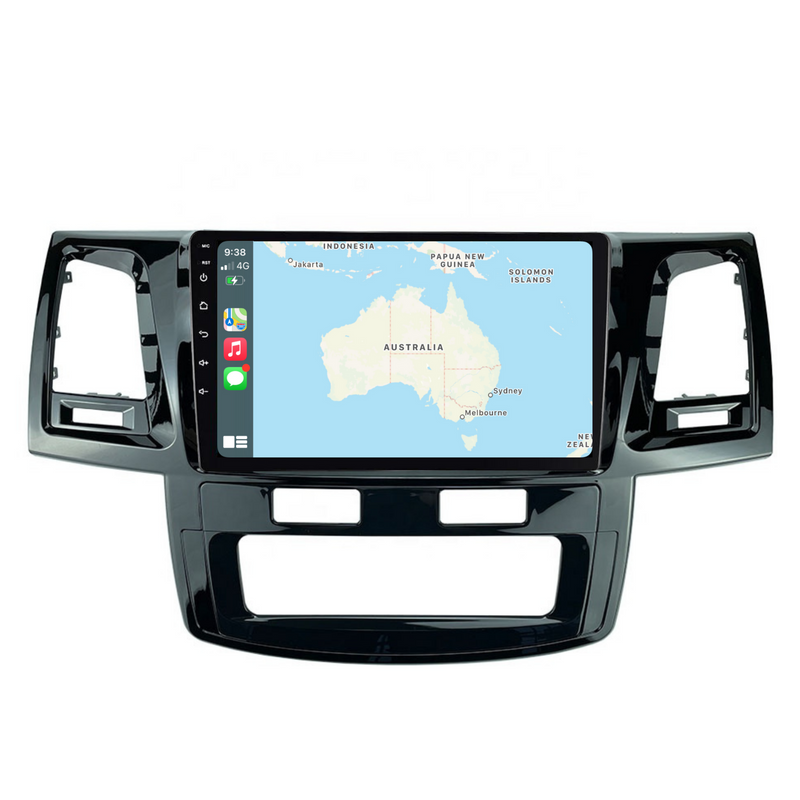 Load image into Gallery viewer, Toyota Hilux / N70 Auto AC (2008-2014) Plug & Play Head Unit Upgrade Kit: Car Radio with Wireless & Wired Apple CarPlay & Android Auto